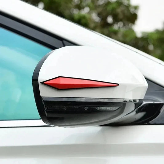 4PCS Car Anti-Scratch Protective Stickers – Bumper, Door, Rearview Mirror Edge Guard Rubber Strips