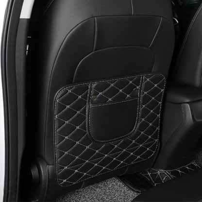 New PU Leather Car Anti-Kick Mat – Seat Back Protector Cover