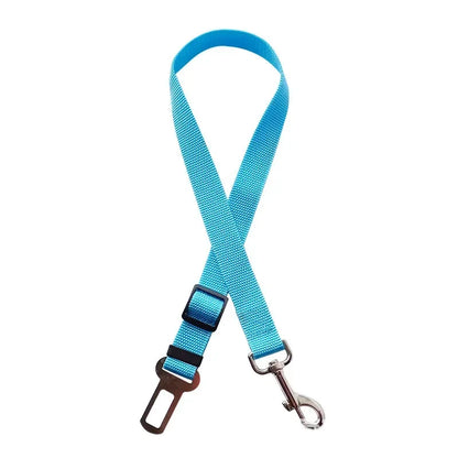 Dog Seat Belt, Dog Car Adjustable Seatbelts for Vehicle Nylon Pet Safety Heavy Duty & Elastic Car Harness for Dogs