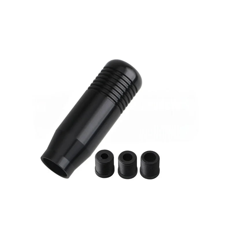 Universal Aluminum Gear Shift Knob for Manual Transmission Cars with 3 Size Adapters