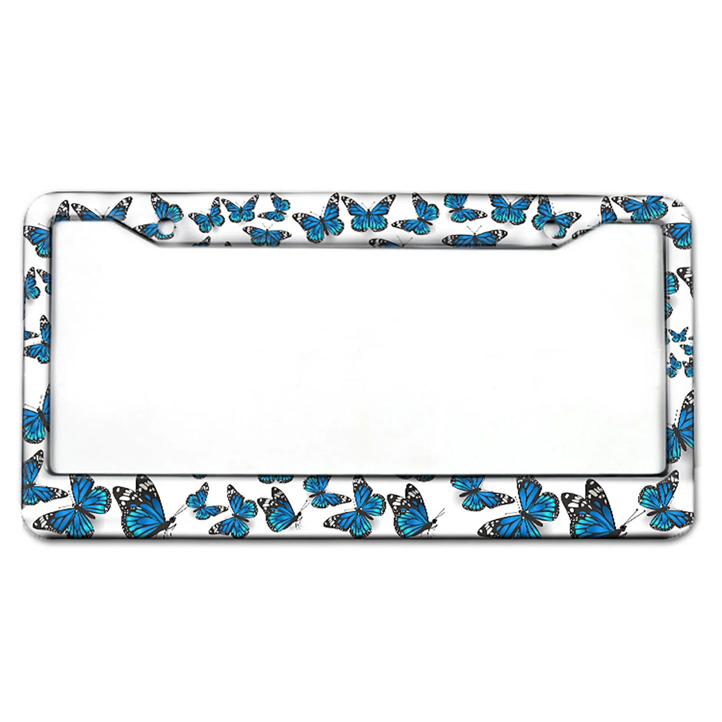 Sleek Universal Aluminum License Plate Frame
