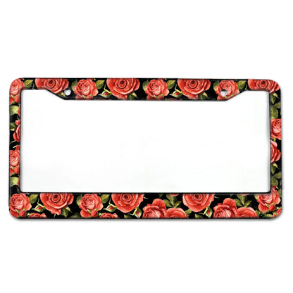 Sleek Universal Aluminum License Plate Frame