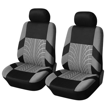 Universal Car Seat Cover Set with Embroidered Design for All Season Comfort