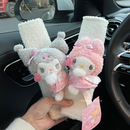 Plush Car Seat Belt Shoulder Cushion Pad