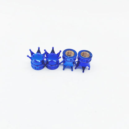 4 Piece Tire Valve Cap Set Dustproof Covers for Car Motorcycle Bike or Truck