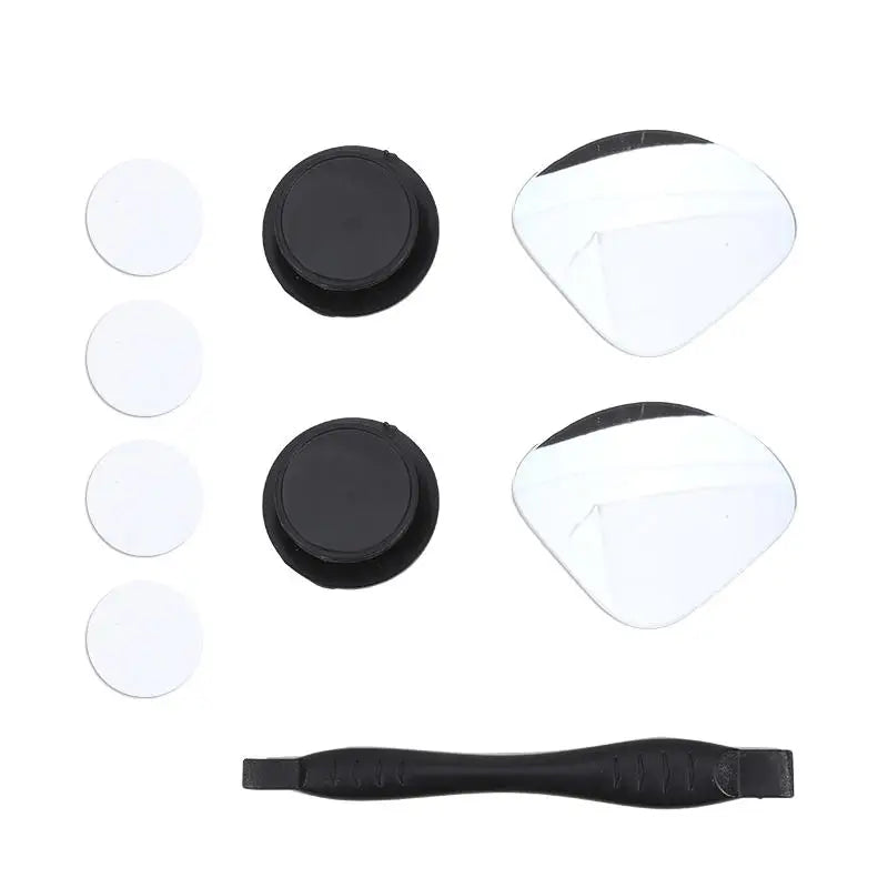 Car Rearview Mirror 360° Adjustable Wide-Angle Blind Spot & Reversing Assist Mirror