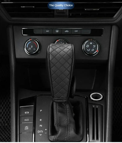 Universal PU Leather Gear Shift Cover Non Slip and Wear Resistant