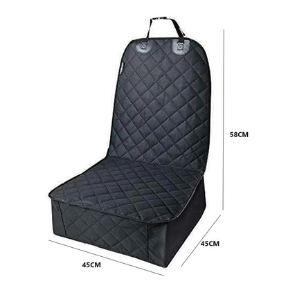 Waterproof Dog Car Seat Cover with Non-Slip Backing and Side Protection for Front or Rear Seats