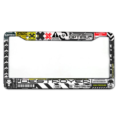 Sleek Universal Aluminum License Plate Frame