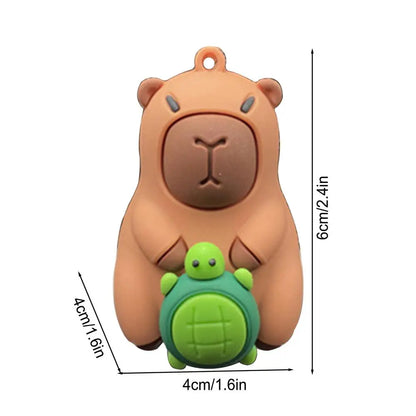 Capybara Car Air Freshener Clip – Cute Cartoon Vent Diffuser for a Refreshing Drive