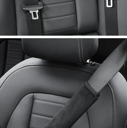 2PC Universal Adjustable Car Safety Belt Covers – Shoulder Strap Protector Pads