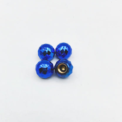 4 Piece Tire Valve Cap Set Dustproof Covers for Car Motorcycle Bike or Truck