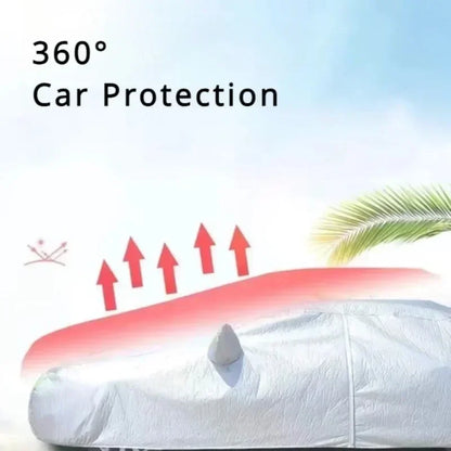 Four Seasons Full Car Cover – Waterproof, Dustproof, UV-Reflective, All-Weather Protection