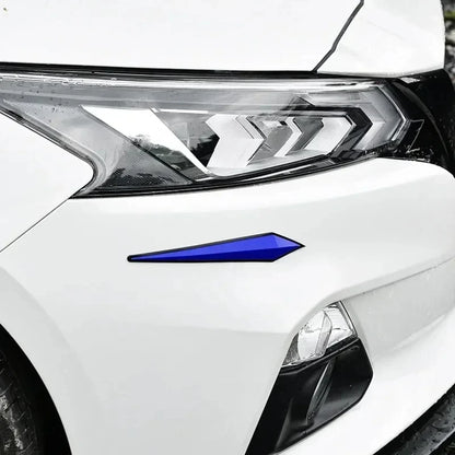 4PCS Car Anti-Scratch Protective Stickers – Bumper, Door, Rearview Mirror Edge Guard Rubber Strips