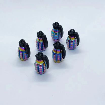 4 Piece Tire Valve Cap Set Dustproof Covers for Car Motorcycle Bike or Truck