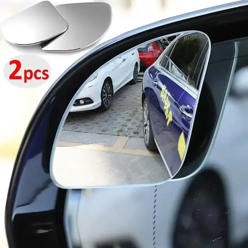 Car Rearview Mirror 360° Adjustable Wide-Angle Blind Spot & Reversing Assist Mirror