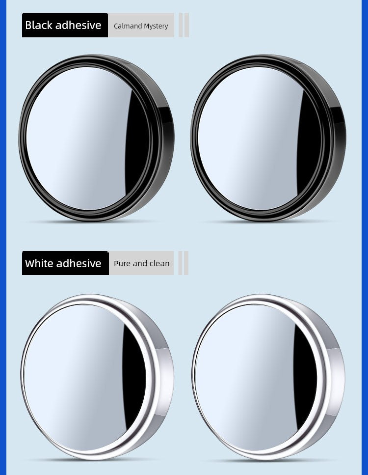 Rearview Round Blind Spot Mirror – 360° Wide Angle Car Reversing Assist