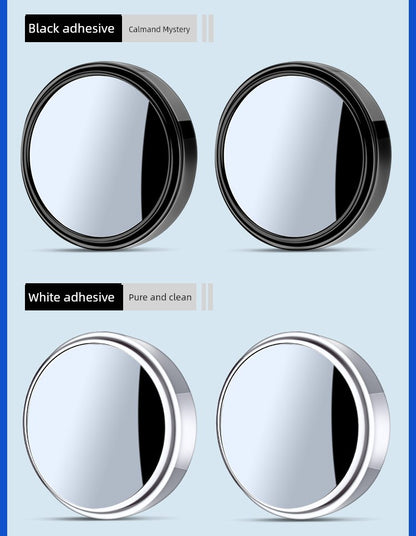 Rearview Round Blind Spot Mirror – 360° Wide Angle Car Reversing Assist