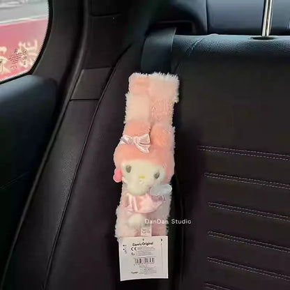 Plush Car Seat Belt Shoulder Cushion Pad