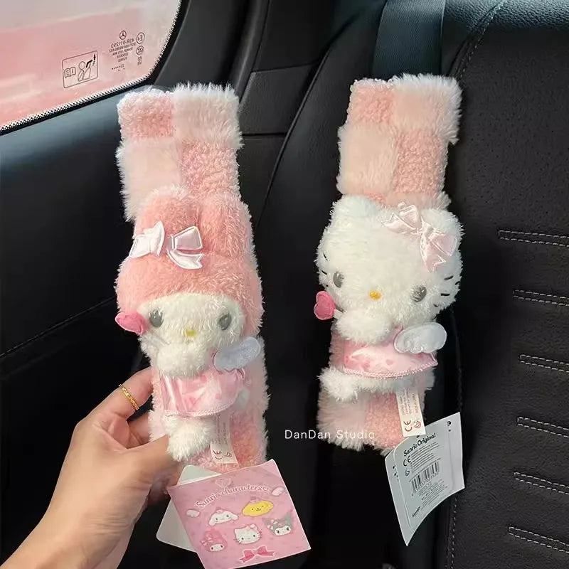 Plush Car Seat Belt Shoulder Cushion Pad