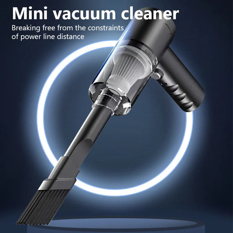 15000Pa Wireless Car Vacuum Cleaner – Portable Handheld Strong Suction Dust Collector