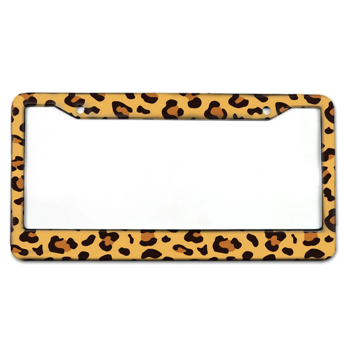 Sleek Universal Aluminum License Plate Frame