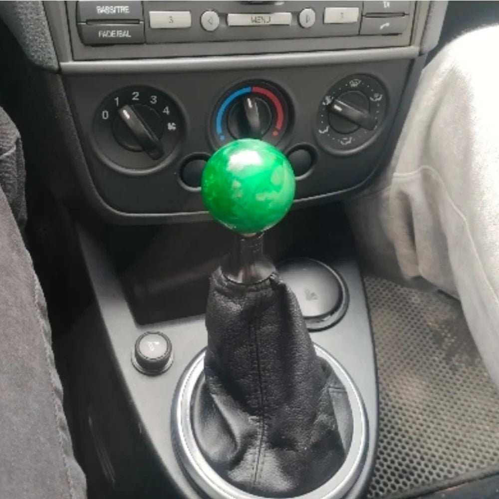 Racing Marble Style Gear Shift Knob with Universal Fit Adapters