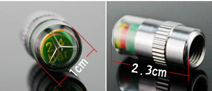 Tire Pressure Indicator Valve Caps Set of 2 or 4