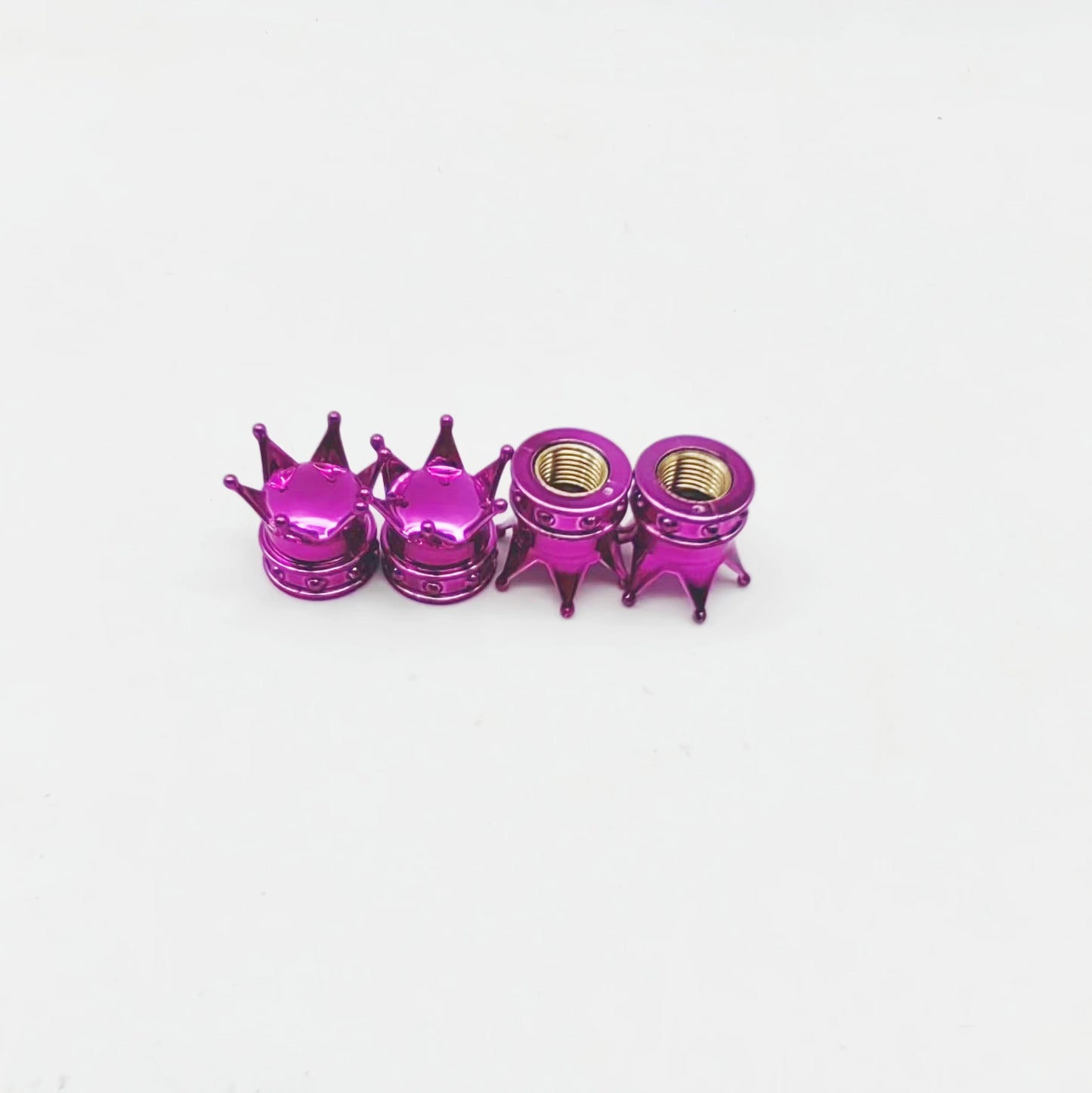 4 Piece Tire Valve Cap Set Dustproof Covers for Car Motorcycle Bike or Truck