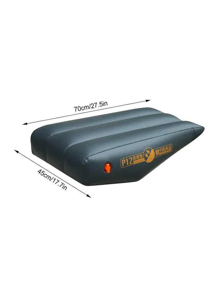 Car Travel Inflatable Mattress & Front Slope Pad – Air Bed Seat Gap Cushion for Self-Driving