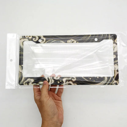 JDM Style Hokkaido Wave License Plate Frame