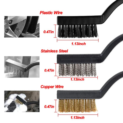 Car Detailing Brush Set – Ultimate Auto Cleaning Kit for Vents, Gaps & Air Outlets