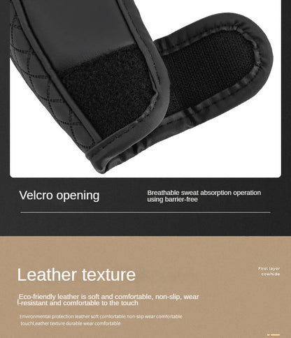 Universal PU Leather Gear Shift Cover Non Slip and Wear Resistant